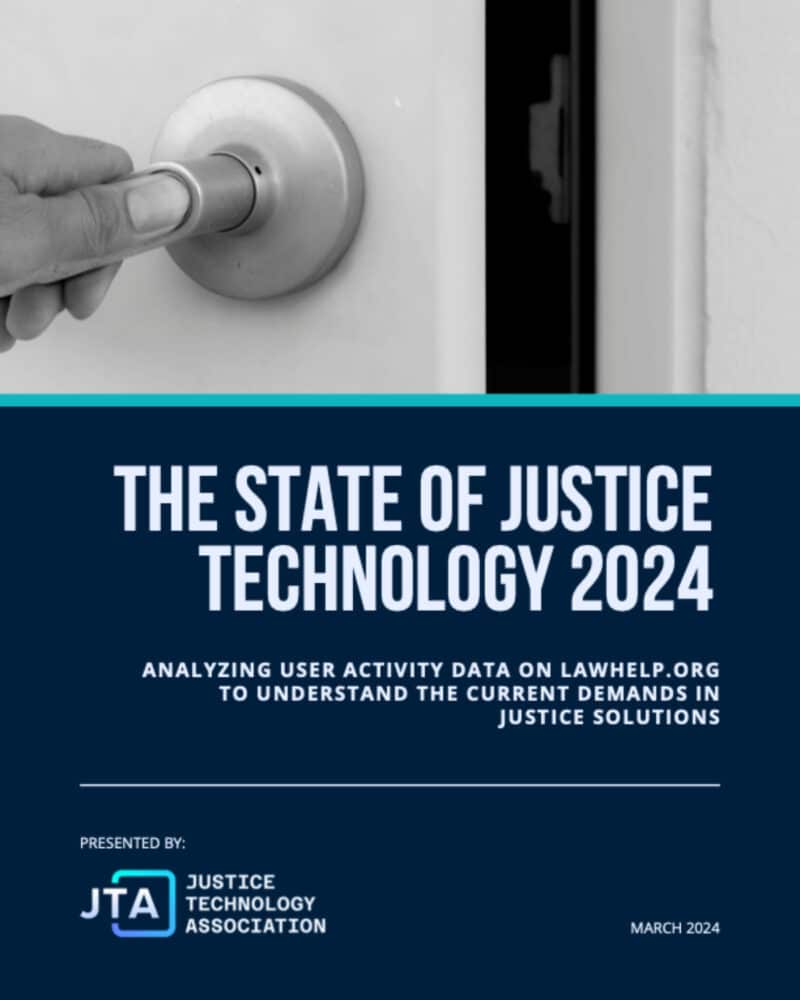 Download The State Of Justice Technology 2024
